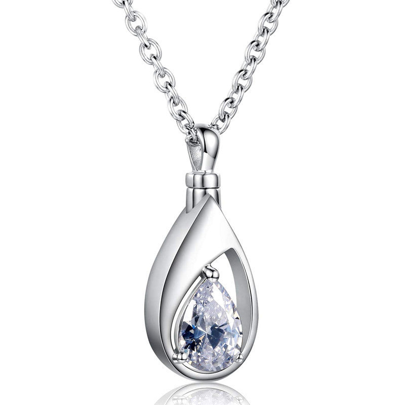 Tears Pendant Women's Water Drop Light Luxury Design Necklace - FASHIONKULTUR