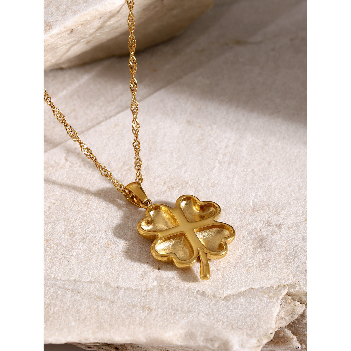Fashion Simple Titanium Steel Necklace Pendant - FASHIONKULTUR