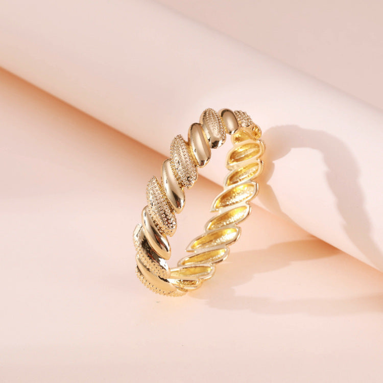 Bracelet Classic Twisted Twist Geometric Alloy - FASHIONKULTUR