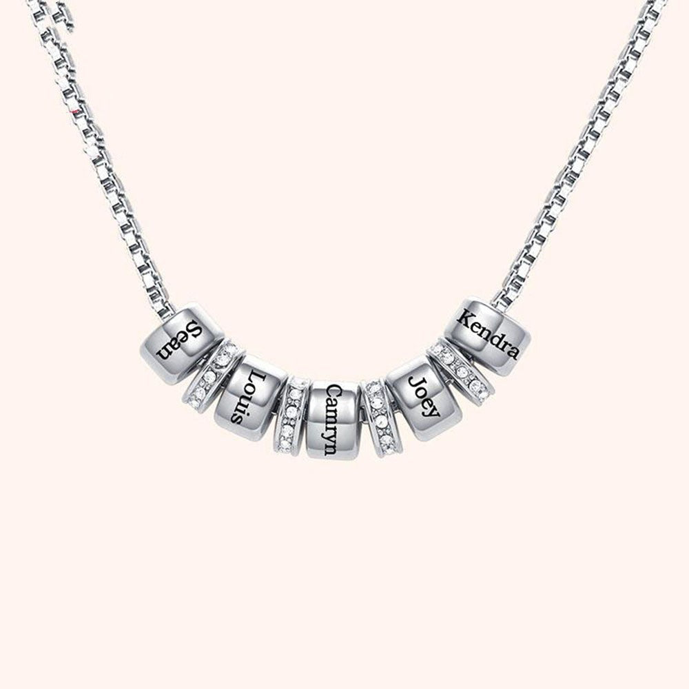 Engraved DIY Family Name Women's Necklace - FASHIONKULTUR