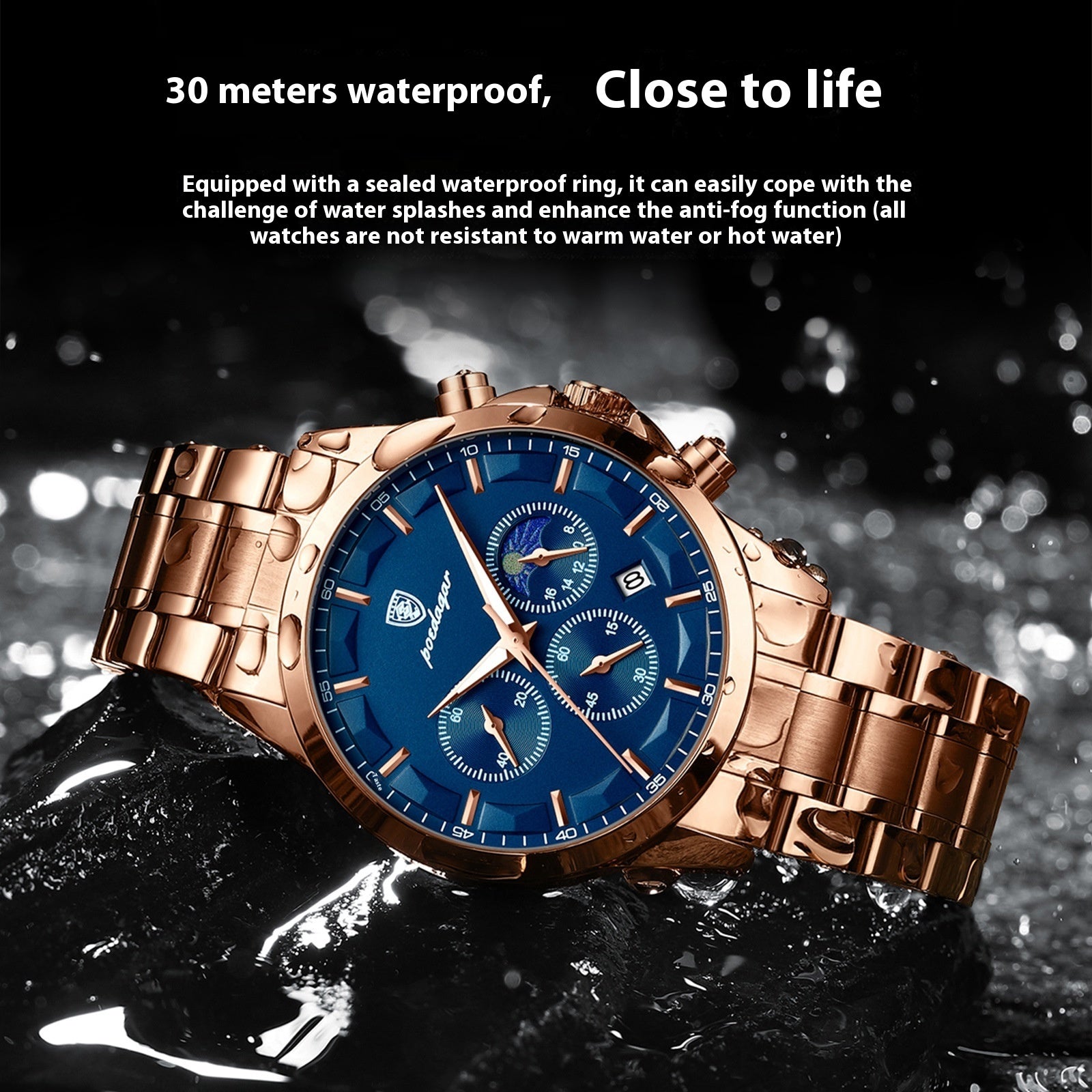 Waterproof Multifunctional Men's Quartz Watch Sports - FASHIONKULTUR