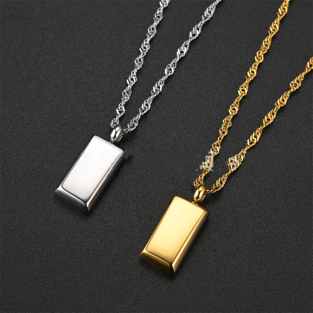 Titanium Steel Pendant Gianduja Noisettes New Love Gold Nut Necklace Pendant - FASHIONKULTUR