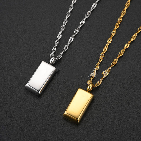 Titanium Steel Pendant Gianduja Noisettes New Love Gold Nut Necklace Pendant - FASHIONKULTUR