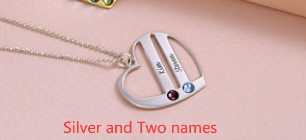 DIY Custom Engraved Name S925 Silver Diamond Necklace - FASHIONKULTUR