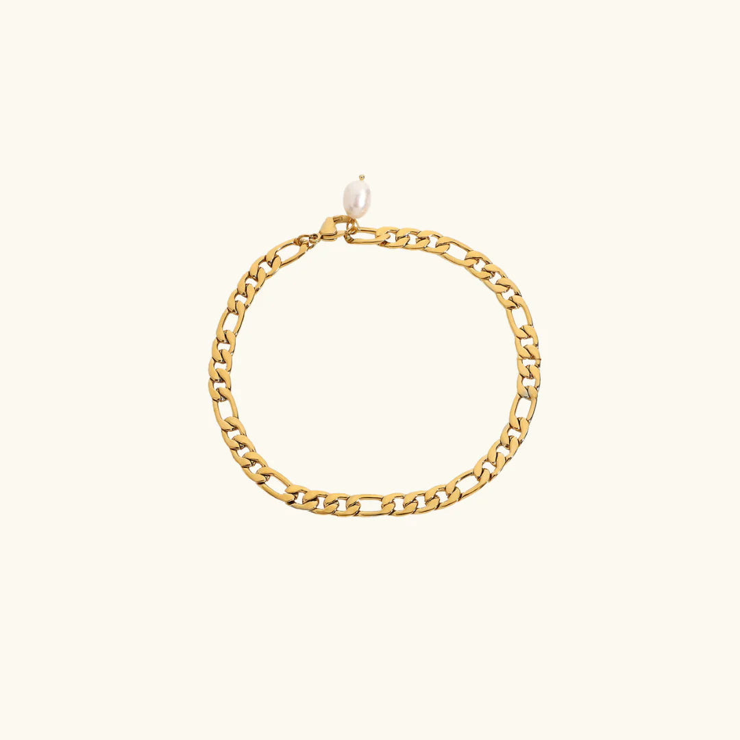 Retro 18K Gold Cross Fine Feet Chain For Women - FASHIONKULTUR