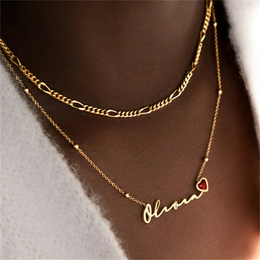 Personalized Stainless Steel Necklace For Women - FASHIONKULTUR