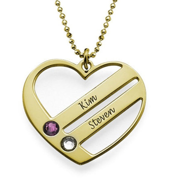 DIY Custom Engraved Name S925 Silver Diamond Necklace - FASHIONKULTUR