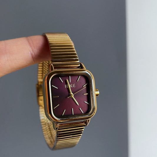 Retro Ankela Red Series Chain Watch Women - FASHIONKULTUR