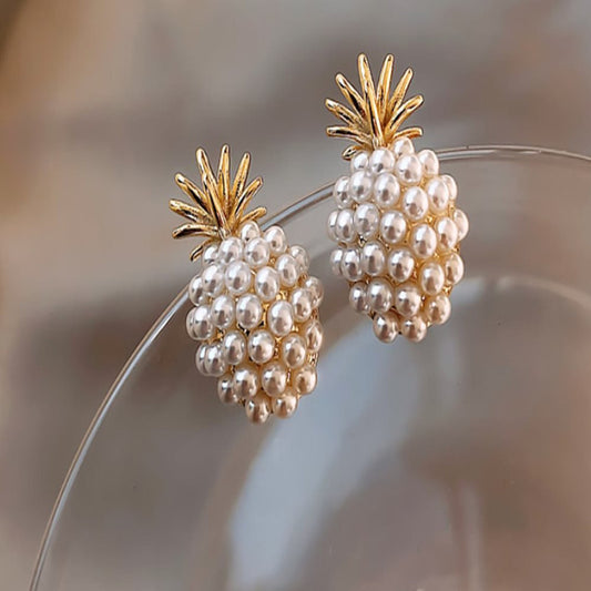 Pineapple Starfish Pearl Earrings - FASHIONKULTUR