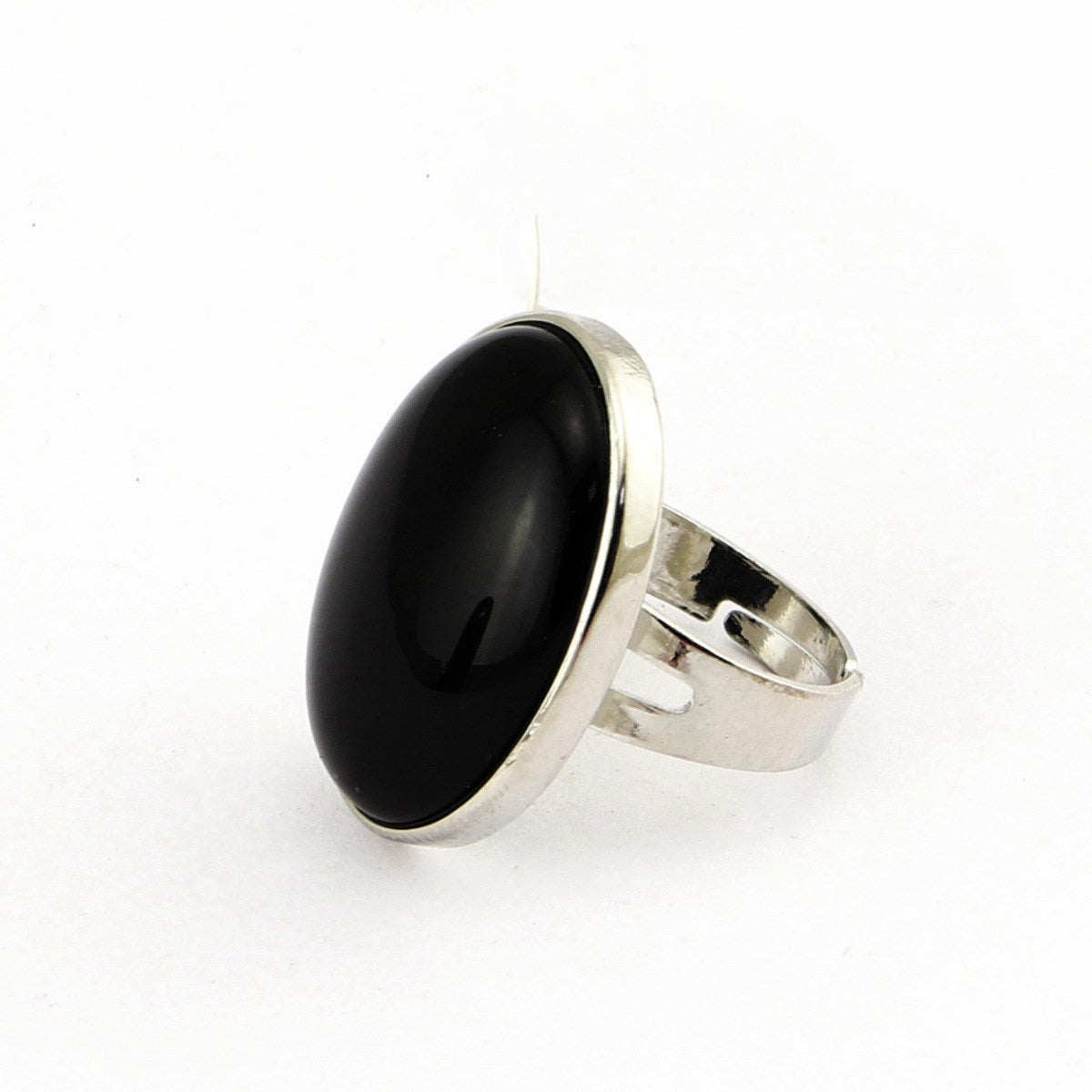 Couple men and women crystal egg oval ring - FASHIONKULTUR