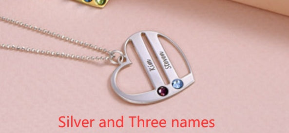 DIY Custom Engraved Name S925 Silver Diamond Necklace - FASHIONKULTUR