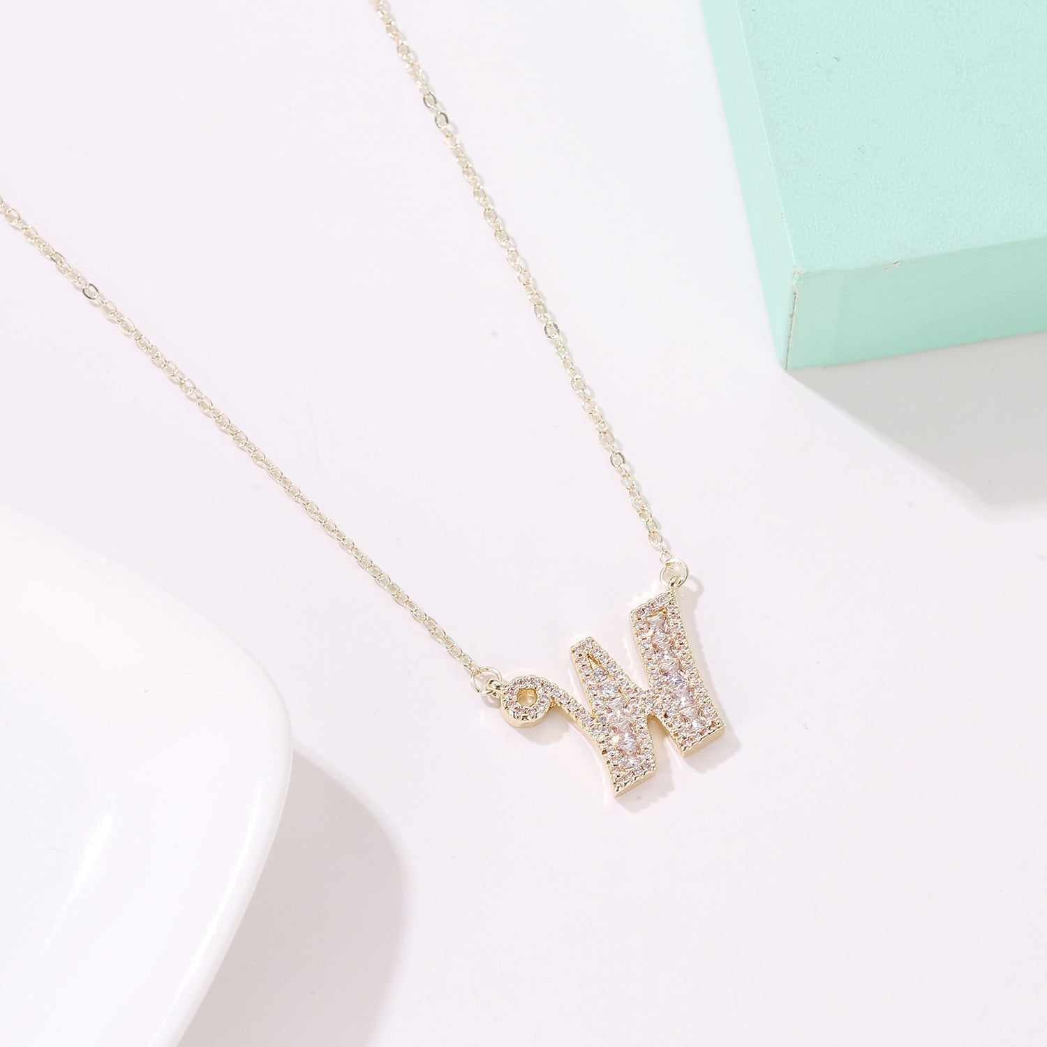 26 letters pendant necklace - FASHIONKULTUR