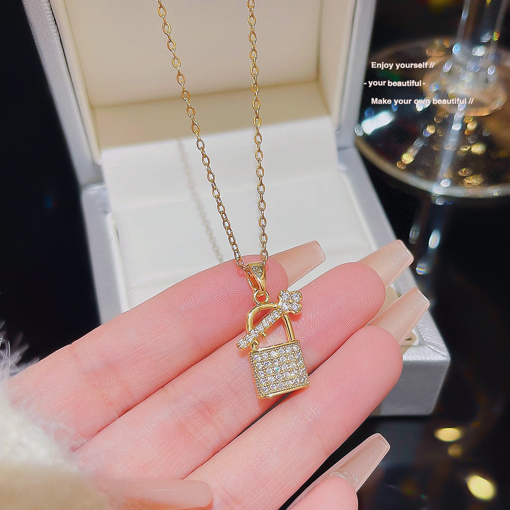 Fashion Titanium Steel Necklace Ins Advanced Sense Light Luxury Minority Design - FASHIONKULTUR