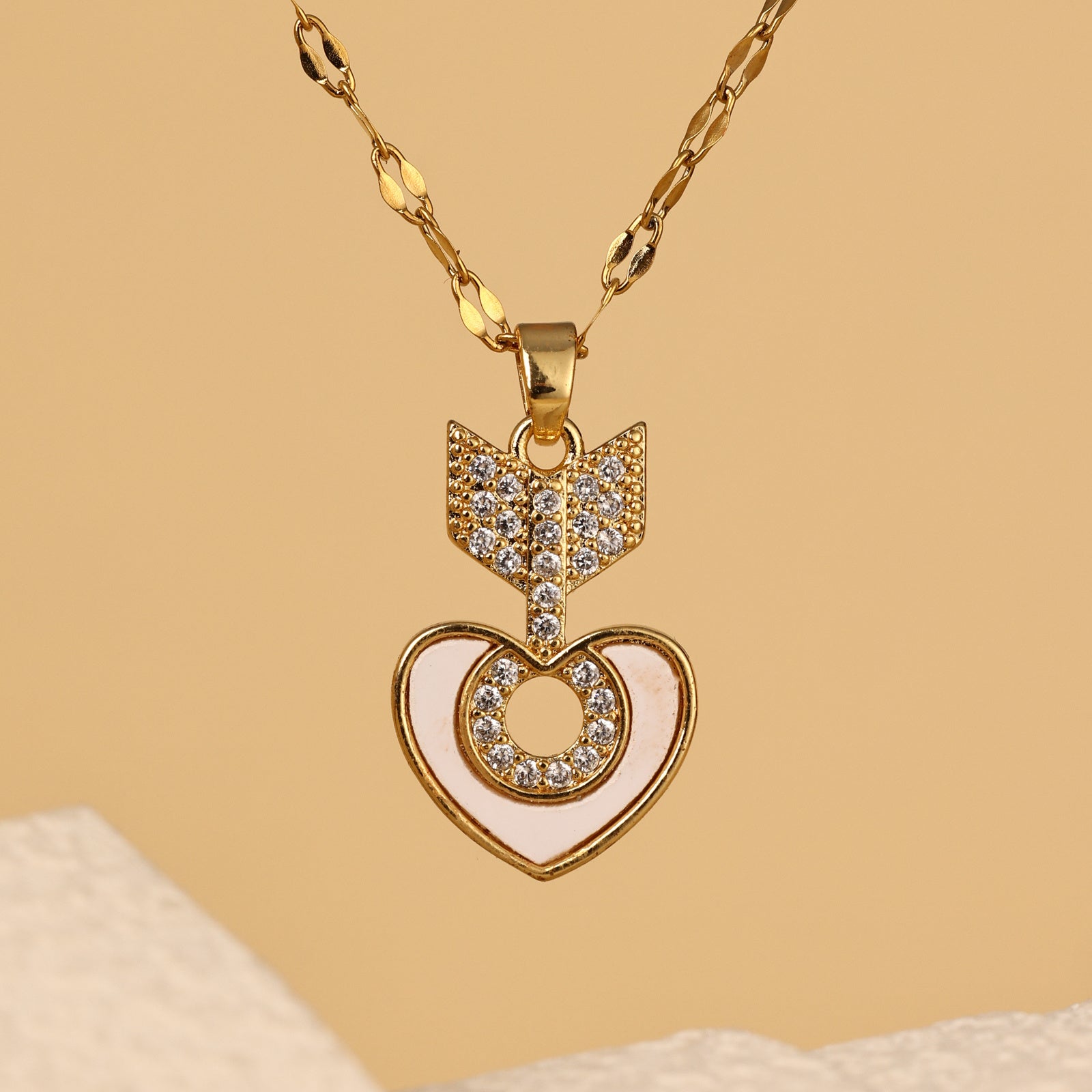 New Jewelry Love Arrow Necklace Pendant Accessories Collar Necklace Light Luxury Versatile - FASHIONKULTUR