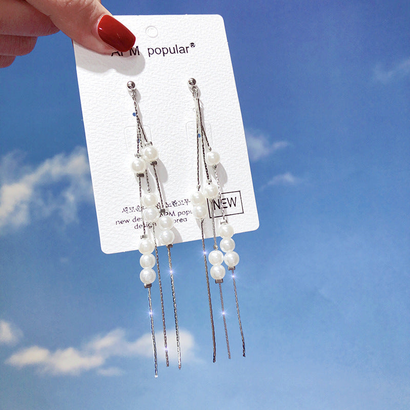 Exaggerated earrings web celebrity stud - FASHIONKULTUR