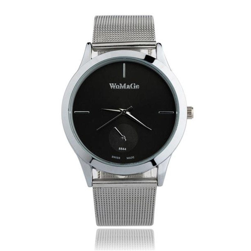 Fashion Alloy Belt Mesh Watch Unisex women's watches Minimalist Style Quartz Watch relogio feminino saat Watches for women - FASHIONKULTUR