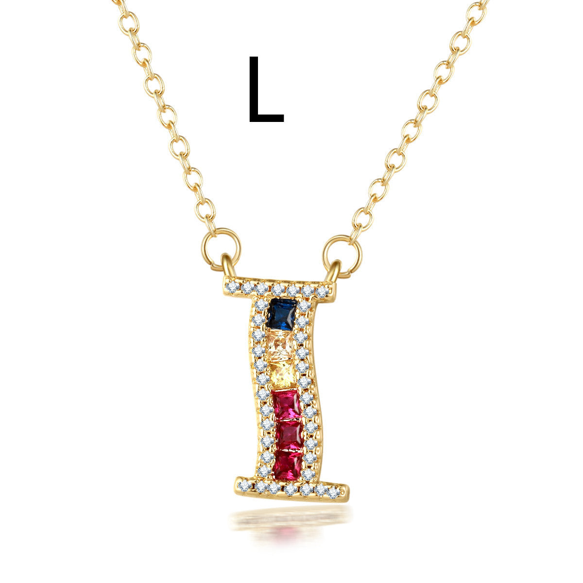 26 letters pendant necklace - FASHIONKULTUR