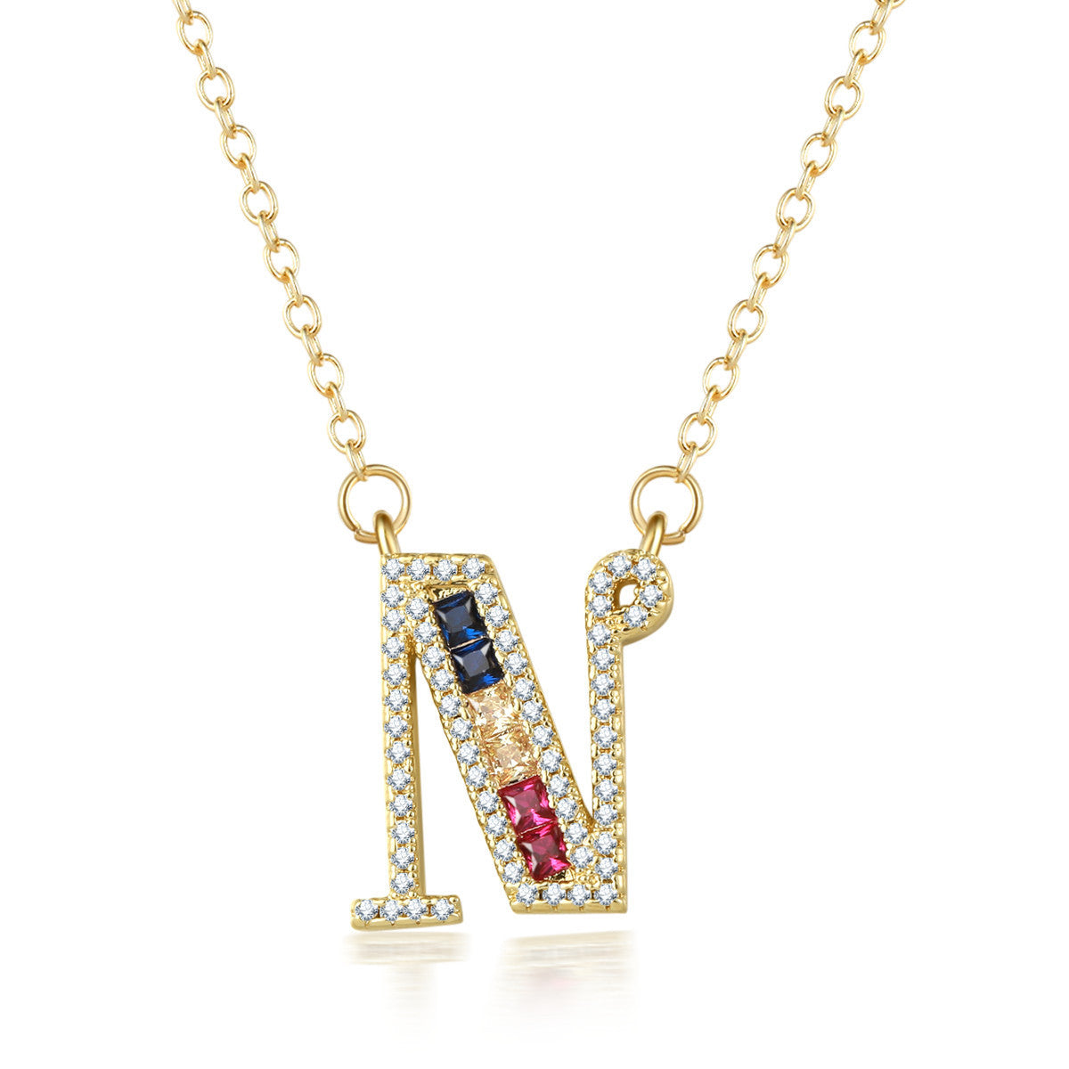 26 letters pendant necklace - FASHIONKULTUR
