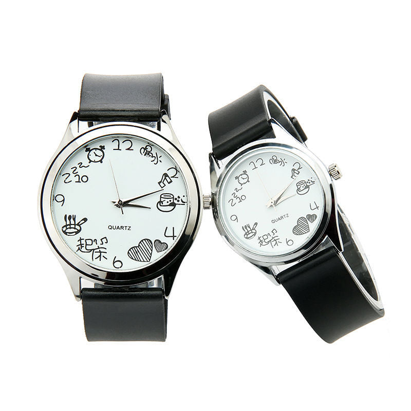 Simple And Casual Eating And Drinking Quartz Watch - FASHIONKULTUR