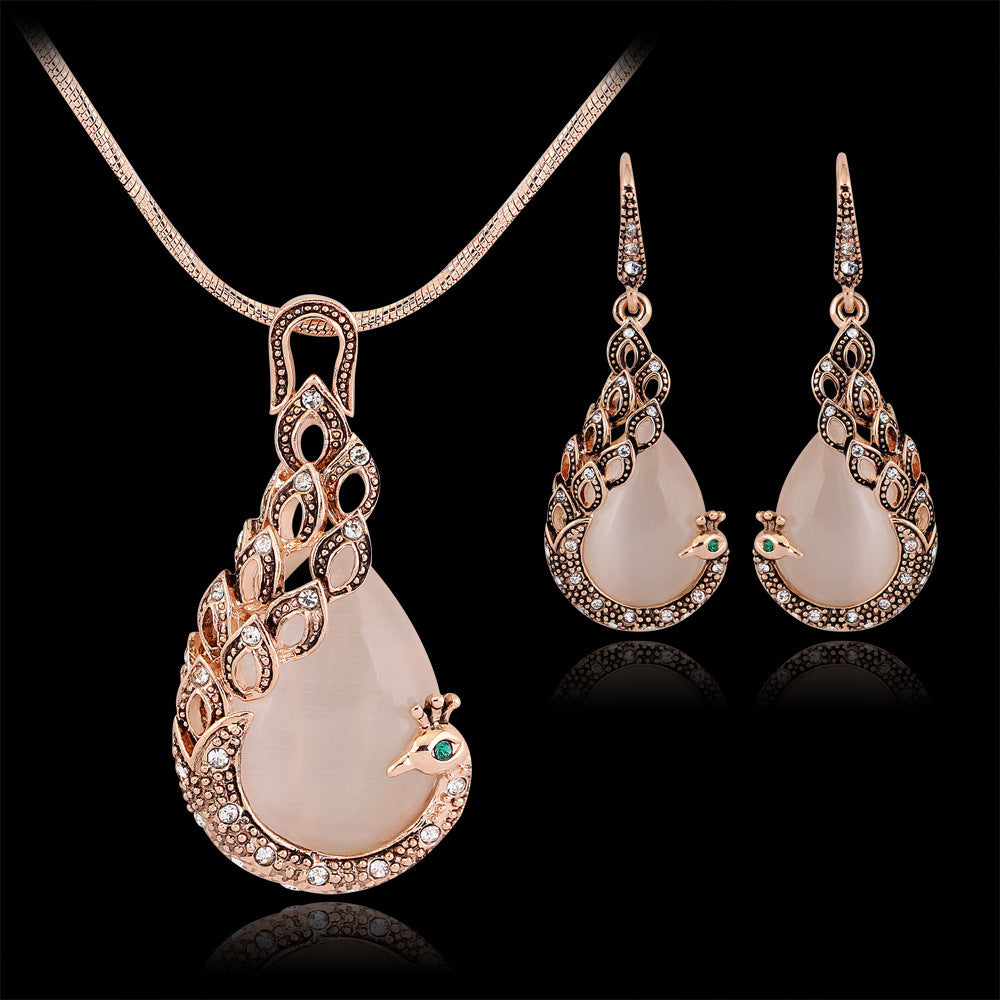 Peacock Jewelry Set - FASHIONKULTUR