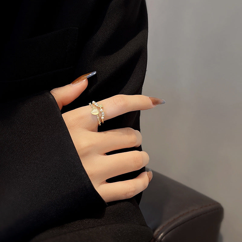 Niche High Design Opal Ring - FASHIONKULTUR