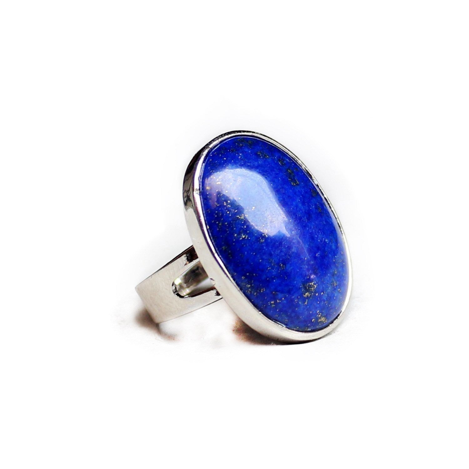 Couple men and women crystal egg oval ring - FASHIONKULTUR