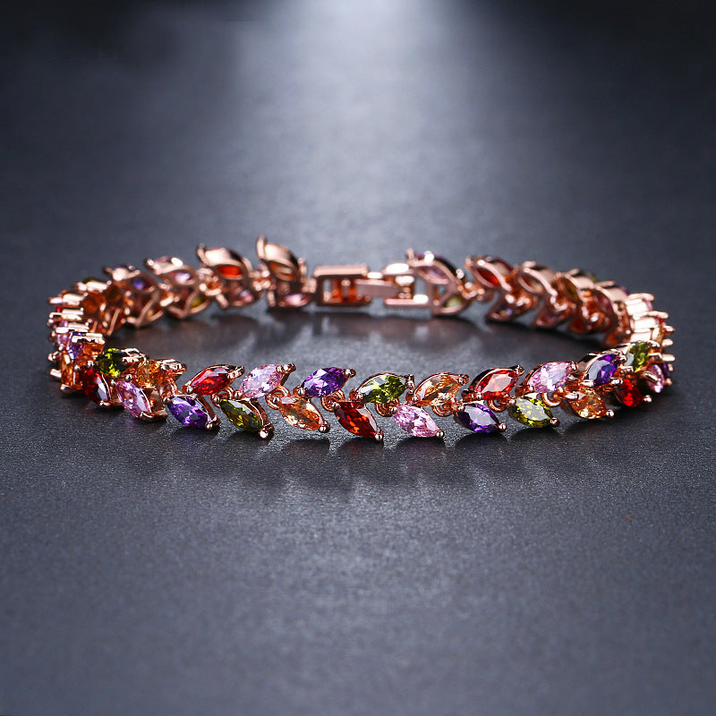 Fashion horse eye zircon bracelet - FASHIONKULTUR