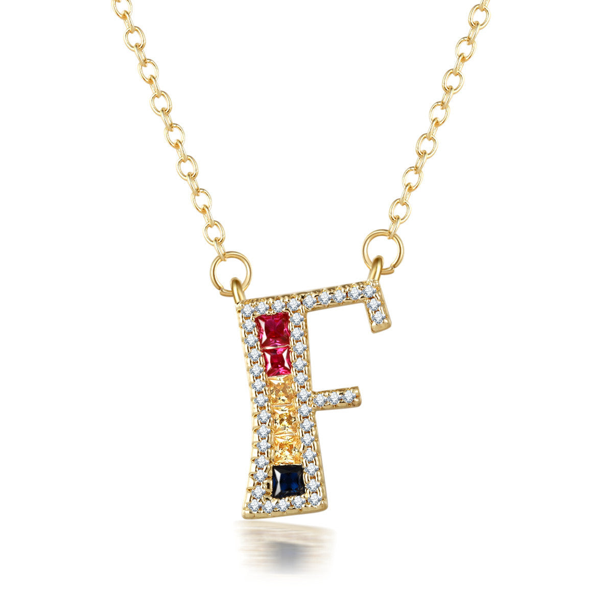 26 letters pendant necklace - FASHIONKULTUR
