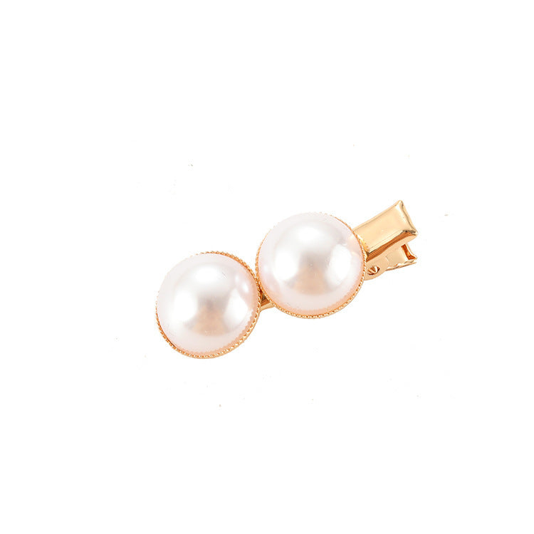Slip-on Pearl Bow Hair Clip - FASHIONKULTUR