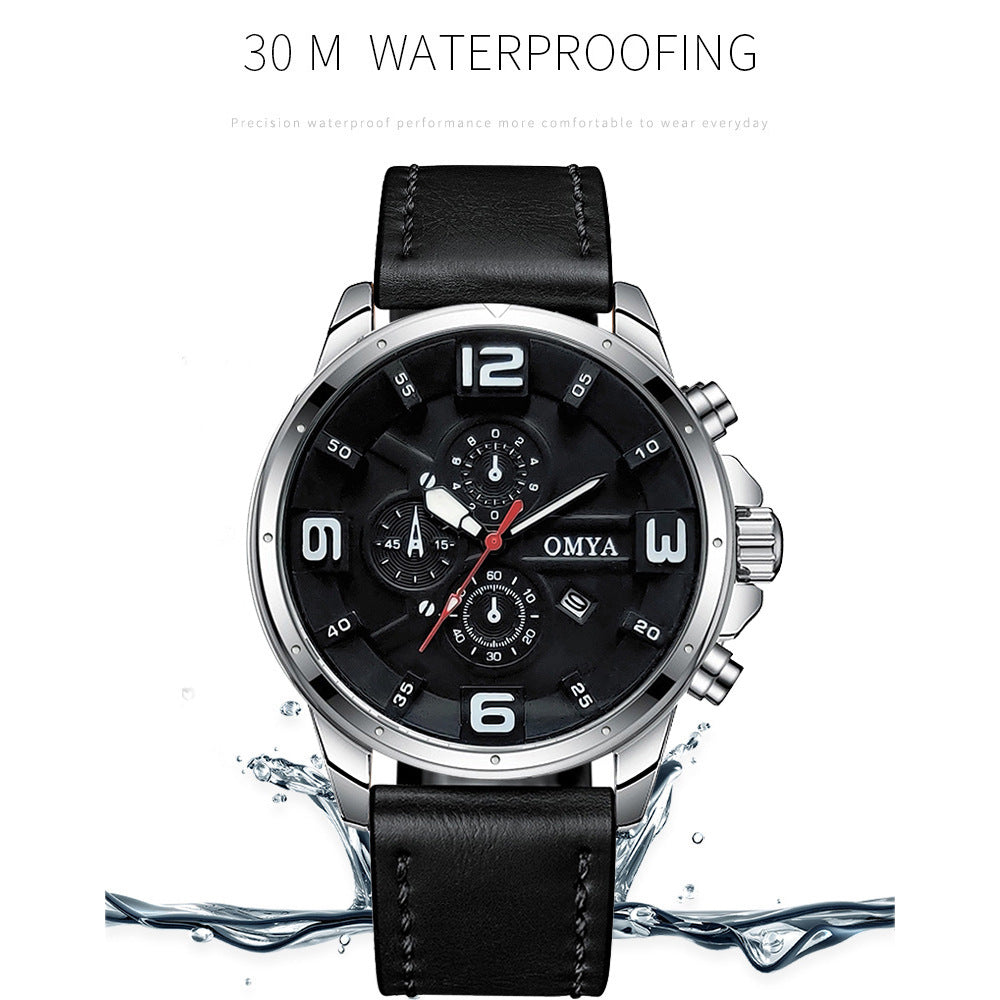 Fashion Waterproof Men's Quartz Watch - FASHIONKULTUR