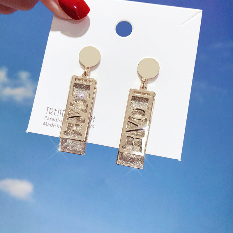 Exaggerated earrings web celebrity stud - FASHIONKULTUR