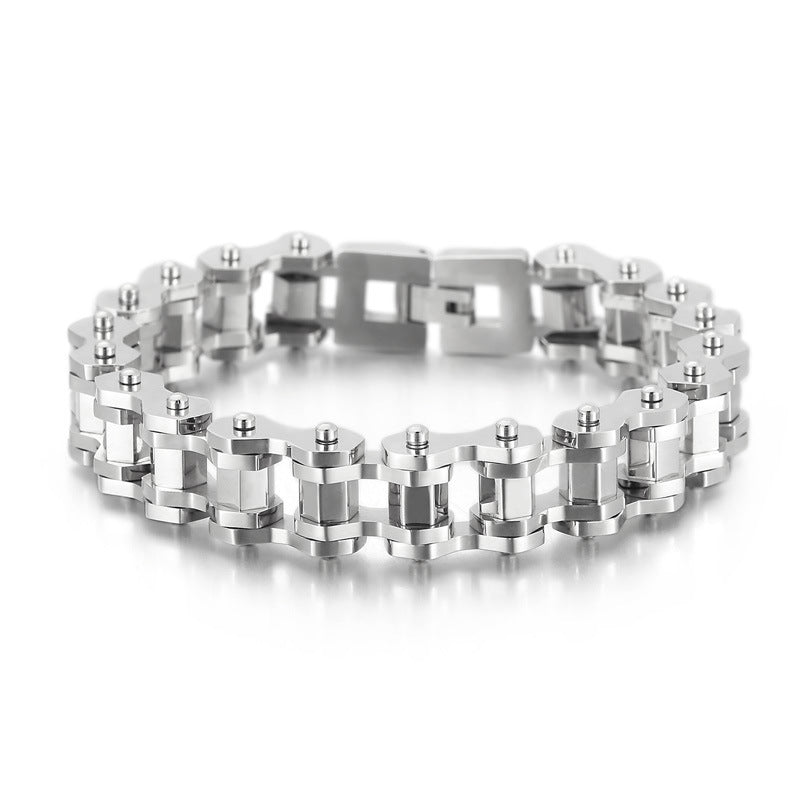 Men's Titanium Steel Diamond Bicycle Chain - FASHIONKULTUR