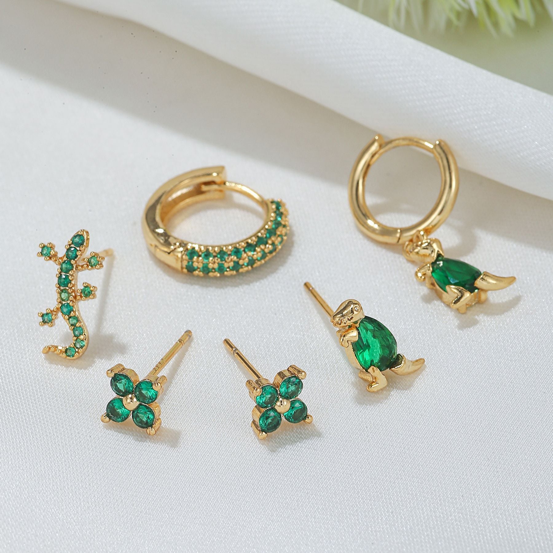 Fashion Micro Set Zircon Dinosaur Animal Jewelry - FASHIONKULTUR