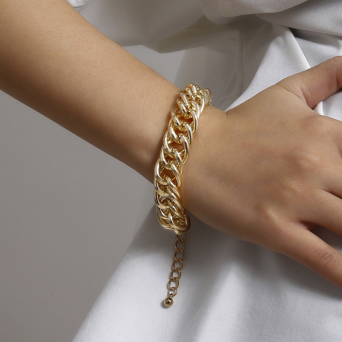 Personalized Simple Trend Necklace Bracelet Set - FASHIONKULTUR