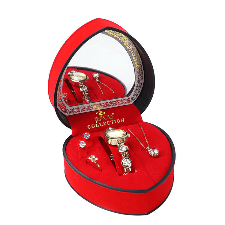 Ins Niche High-Value Suit Gift Gift Women'S Necklace And Earrings - FASHIONKULTUR