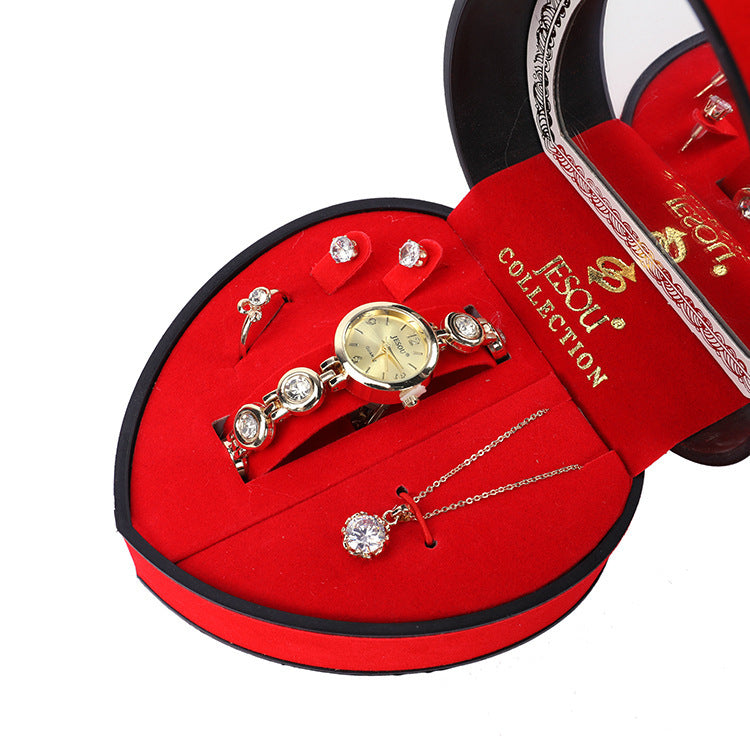 Ins Niche High-Value Suit Gift Gift Women'S Necklace And Earrings - FASHIONKULTUR