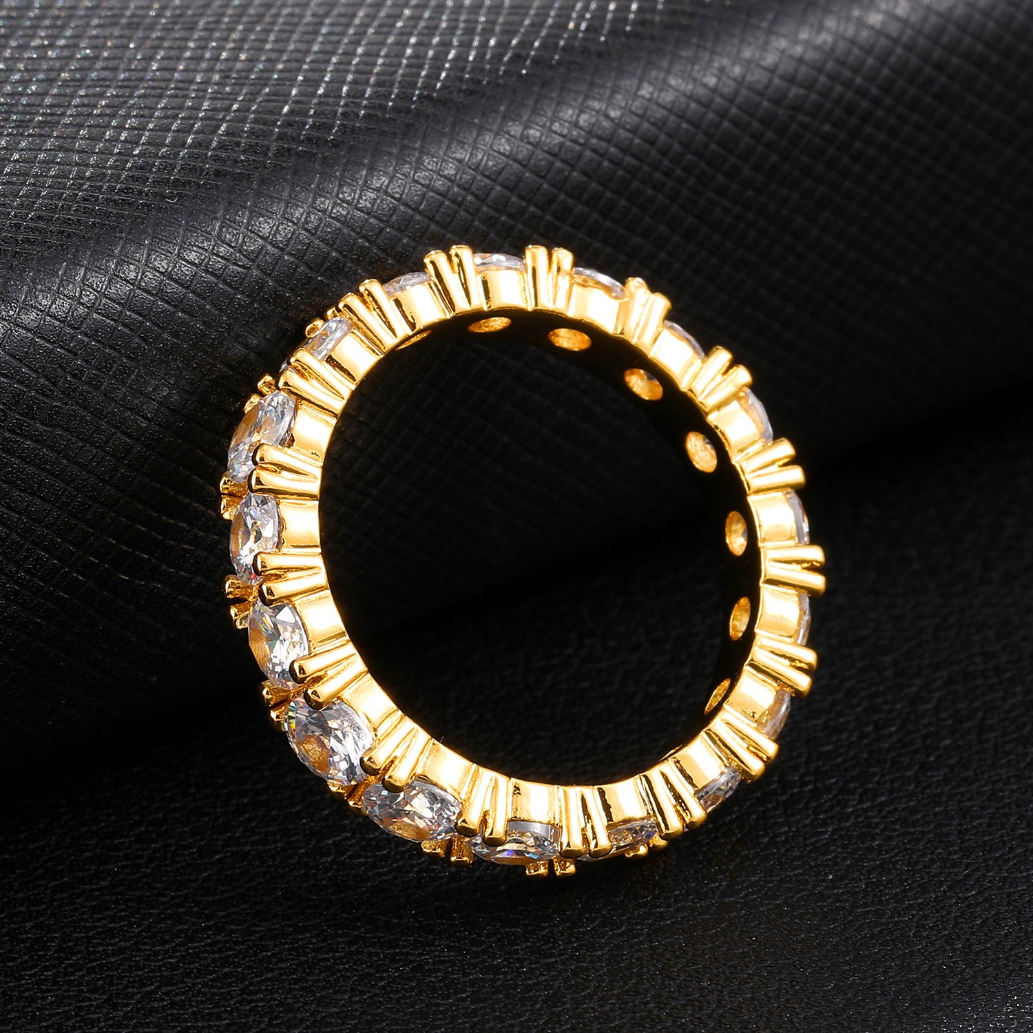 Hot Style Euramerican Gold-Plated Micro-Zircon Ring - FASHIONKULTUR