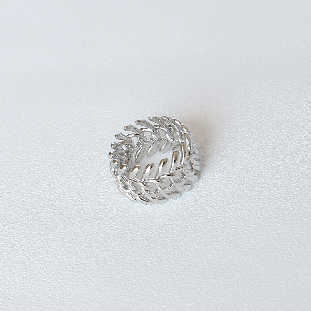 Ring Bone Combination Cold Wind Couple Ring - FASHIONKULTUR