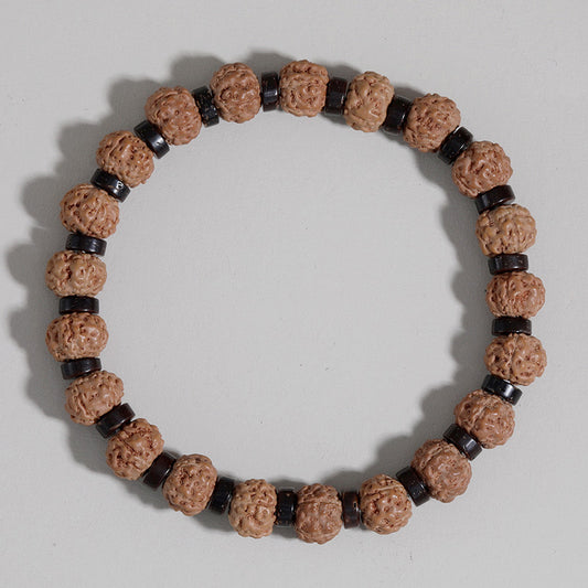 Amazon New Product European And American Style Agate Beaded Bracelet Volcanic Stone Prayer Bracelet - FASHIONKULTUR