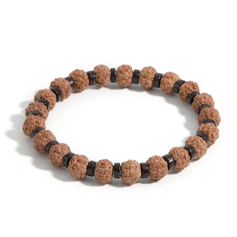 Amazon New Product European And American Style Agate Beaded Bracelet Volcanic Stone Prayer Bracelet - FASHIONKULTUR