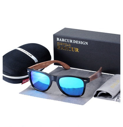 Wooden sunglasses polarized sunglasses men's glasses - FASHIONKULTUR