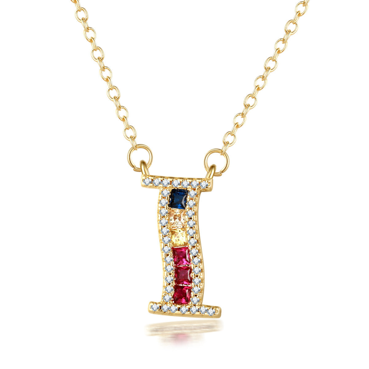 26 letters pendant necklace - FASHIONKULTUR