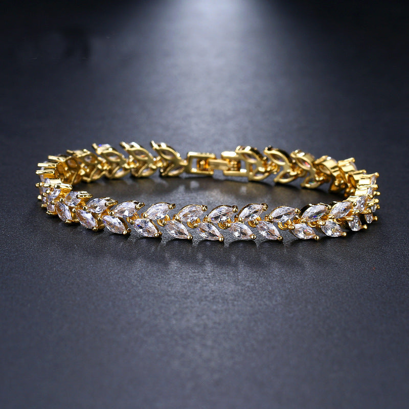 Fashion horse eye zircon bracelet - FASHIONKULTUR