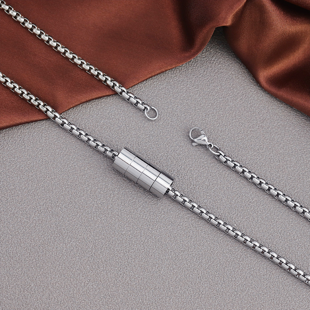 Stainless steel beaded necklace - FASHIONKULTUR
