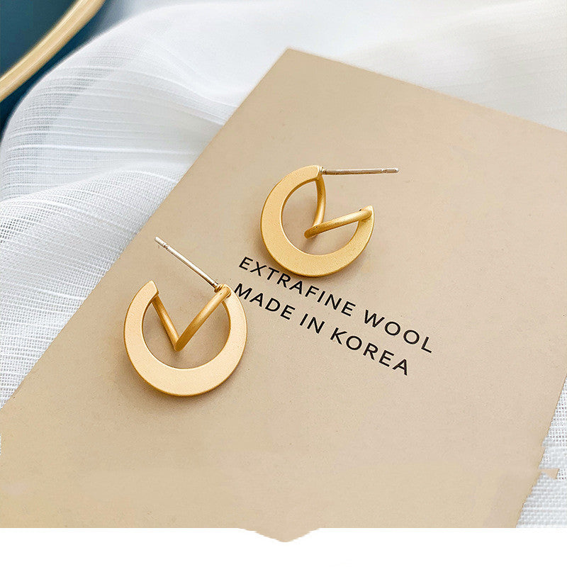 Metal high-quality earrings irregular earrings - FASHIONKULTUR