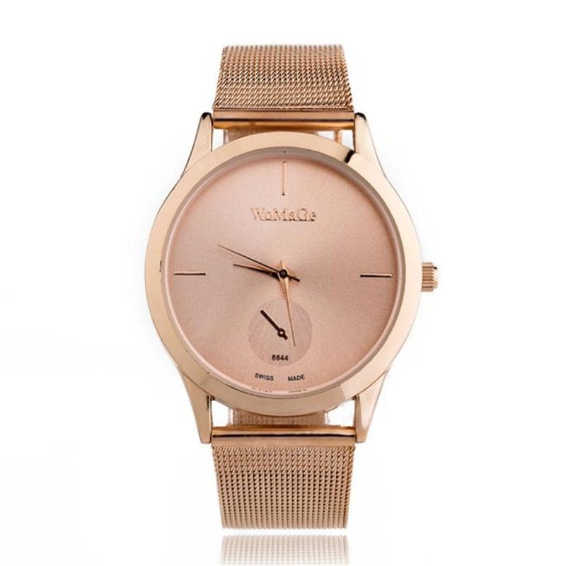 Fashion Alloy Belt Mesh Watch Unisex women's watches Minimalist Style Quartz Watch relogio feminino saat Watches for women - FASHIONKULTUR
