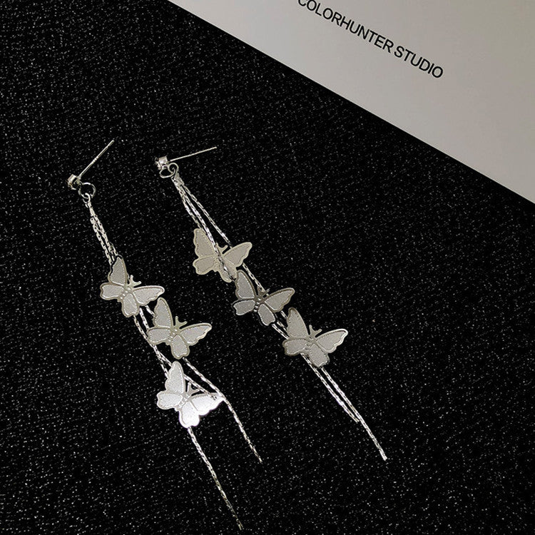 Exaggerated earrings web celebrity stud - FASHIONKULTUR