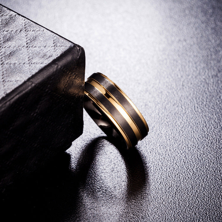 Titanium Jewelry Supply man ring - FASHIONKULTUR
