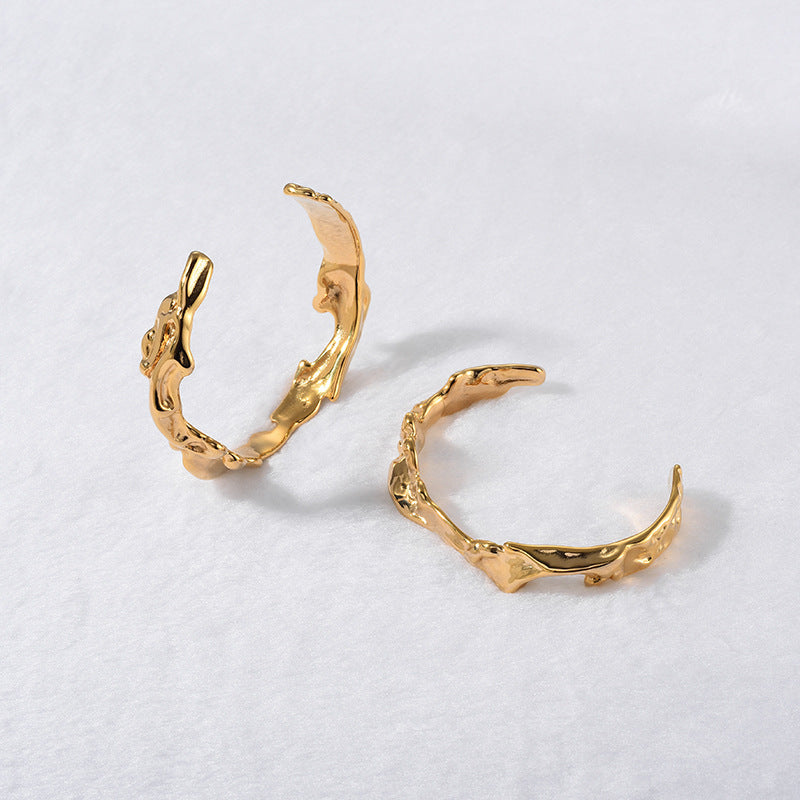 European And American Retro Bracelet Burning Lava Irregular Bracelet - FASHIONKULTUR