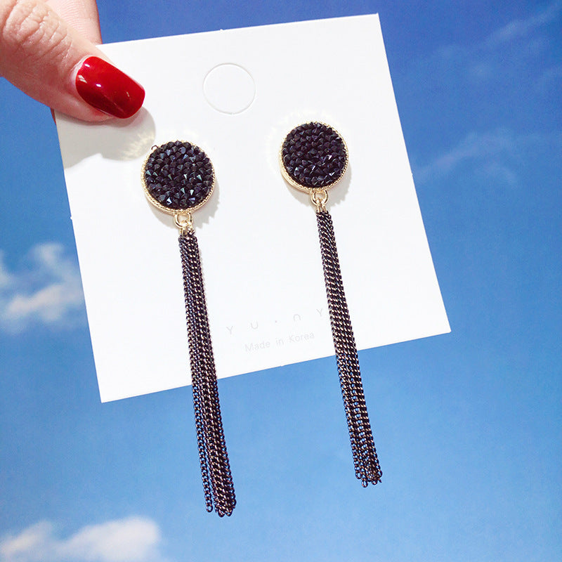 Exaggerated earrings web celebrity stud - FASHIONKULTUR